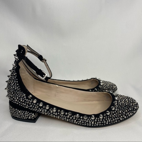 Zara Cruise Collection Studded Ballerina Flats - Picture 13 of 15